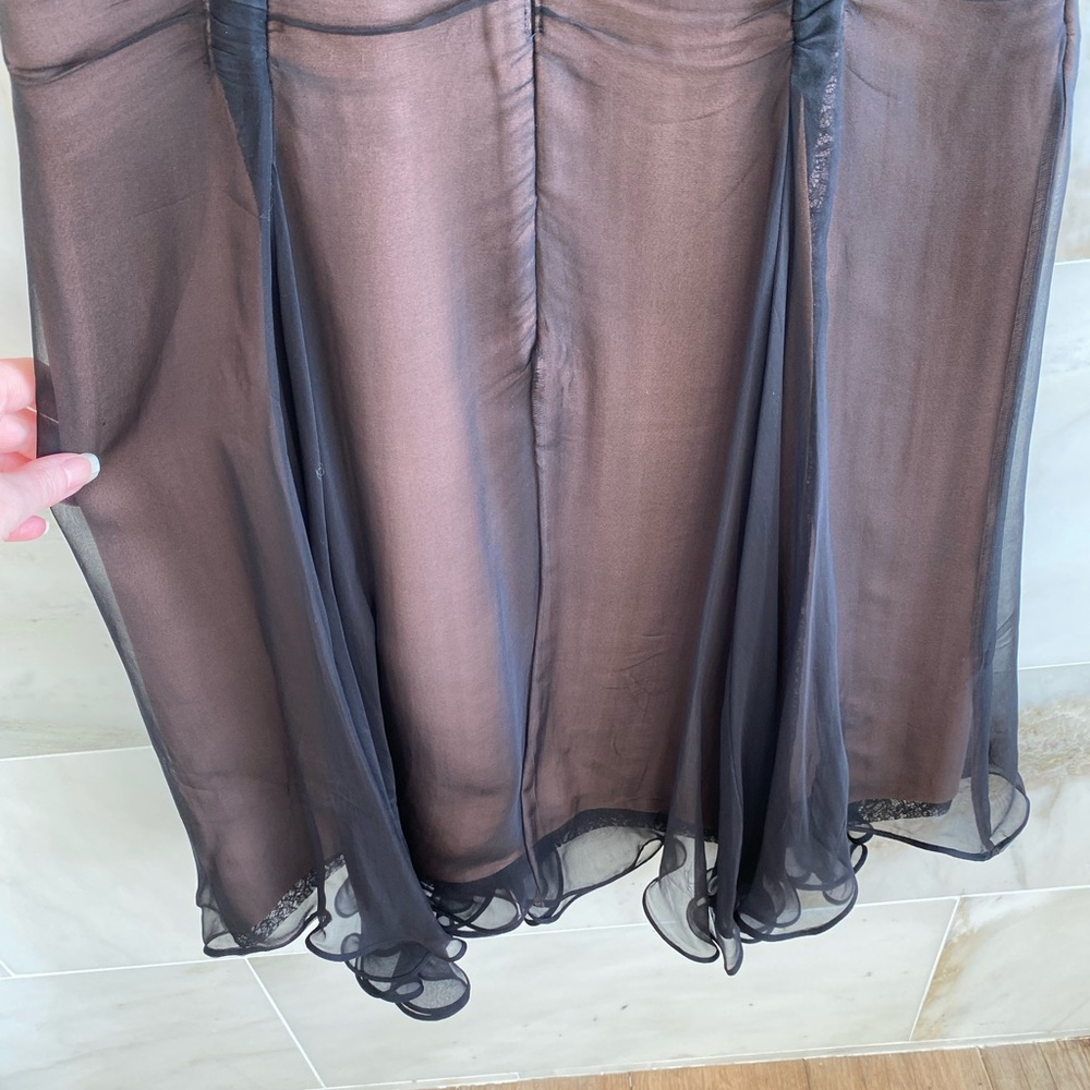 La Perla Sheer Black Maxi Dress - Picture 4 of 12